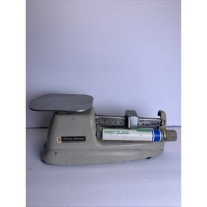 VINTAGE Pitney Bowes Mechanical Balance Beam Postal Scale 16 Ounce USA